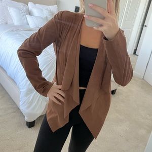 Brown Suede Shirt
